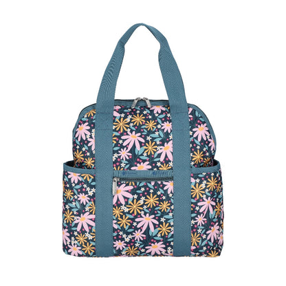 DOUBLE TROUBLE BACKPACK 兩用後背包 - 復古雛菊