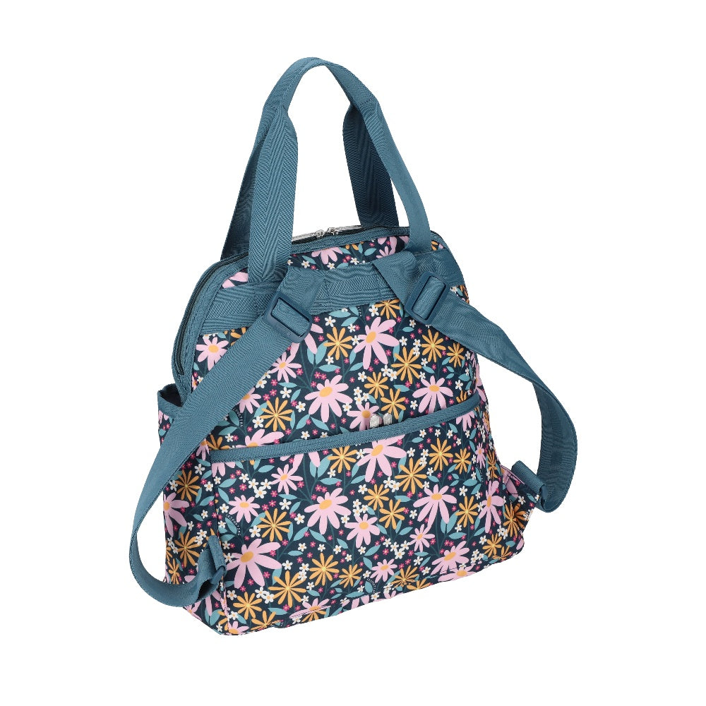 DOUBLE TROUBLE BACKPACK 兩用後背包 - 復古雛菊