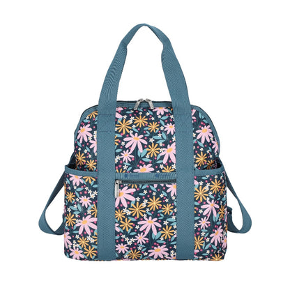 DOUBLE TROUBLE BACKPACK 兩用後背包 - 復古雛菊
