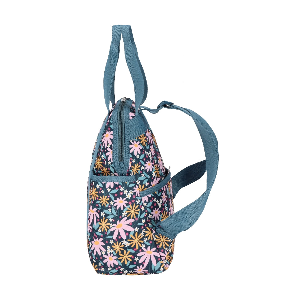 DOUBLE TROUBLE BACKPACK 兩用後背包 - 復古雛菊