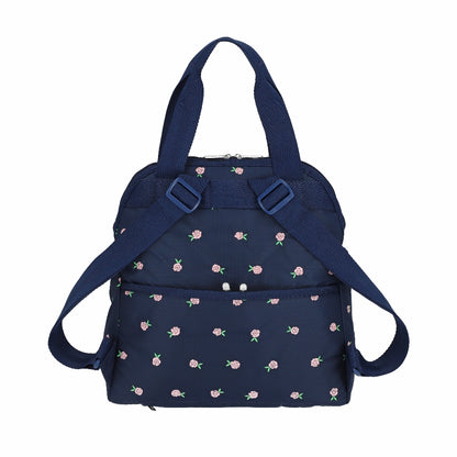 DOUBLE TROUBLE BACKPACK 兩用後背包 - 薔薇刺繡