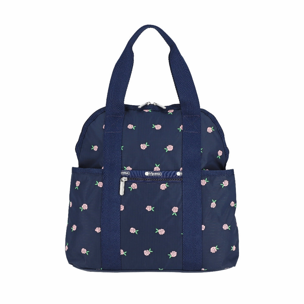 DOUBLE TROUBLE BACKPACK 兩用後背包 - 薔薇刺繡
