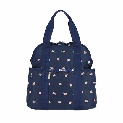 DOUBLE TROUBLE BACKPACK 兩用後背包 - 薔薇刺繡
