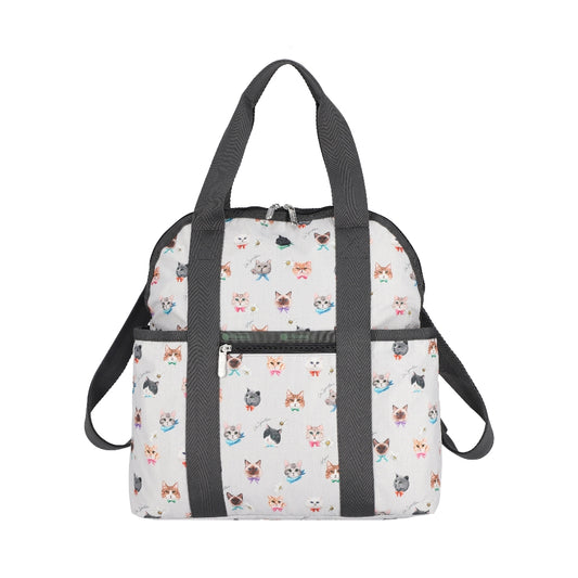 DOUBLE TROUBLE BACKPACK 兩用後背包 - 俏皮貓咪