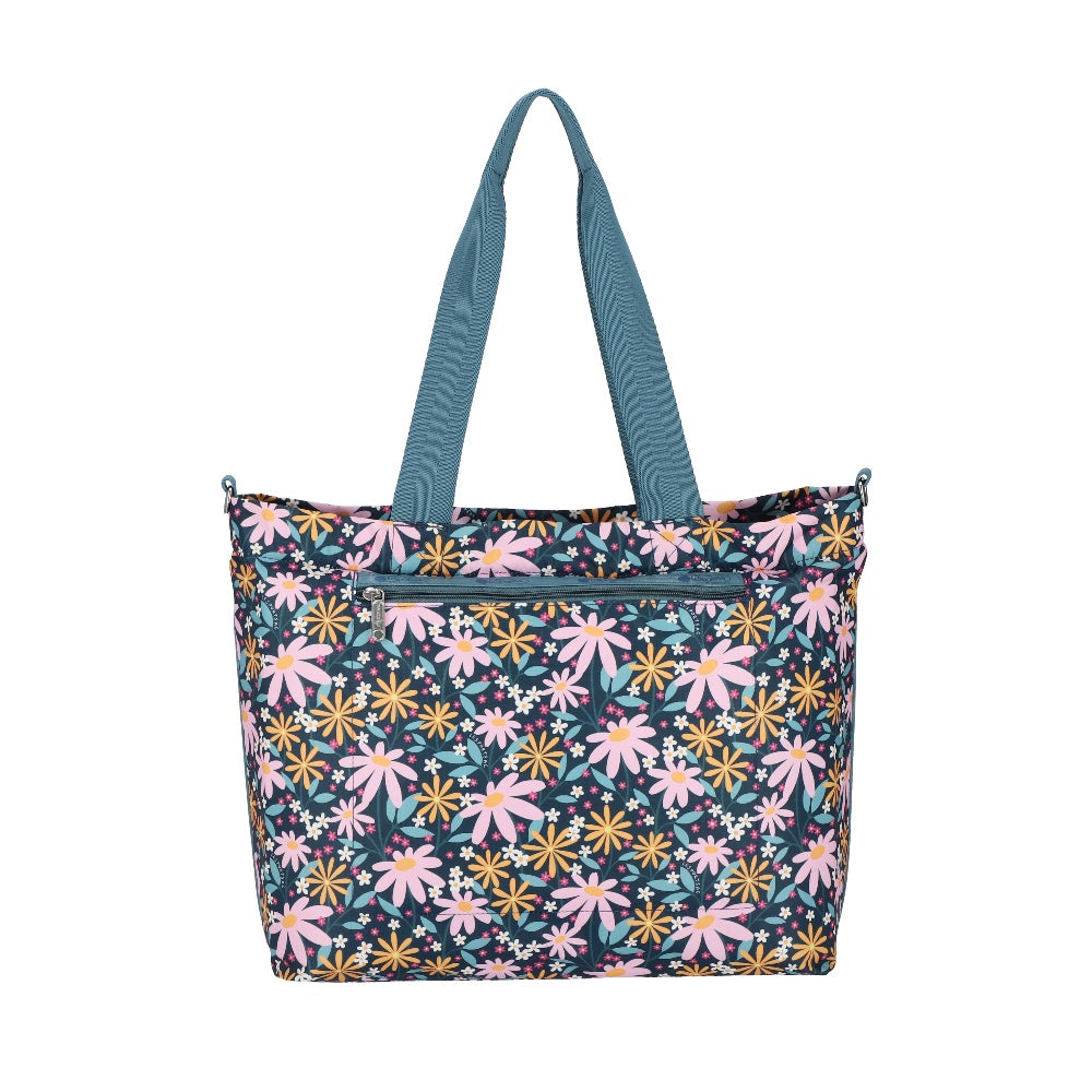 CARRYALL ZIP TOTE 大容量拉鍊托特包 - 復古雛菊