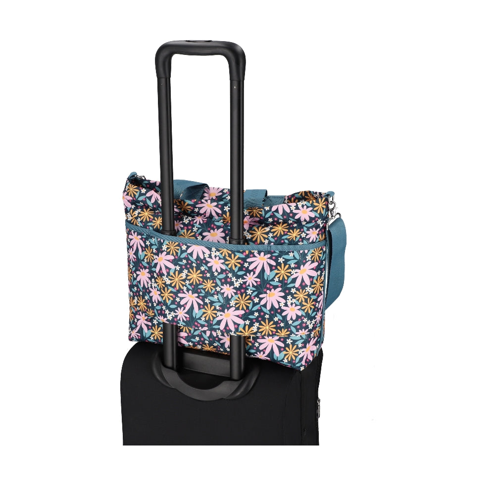 CARRYALL ZIP TOTE 大容量拉鍊托特包 - 復古雛菊
