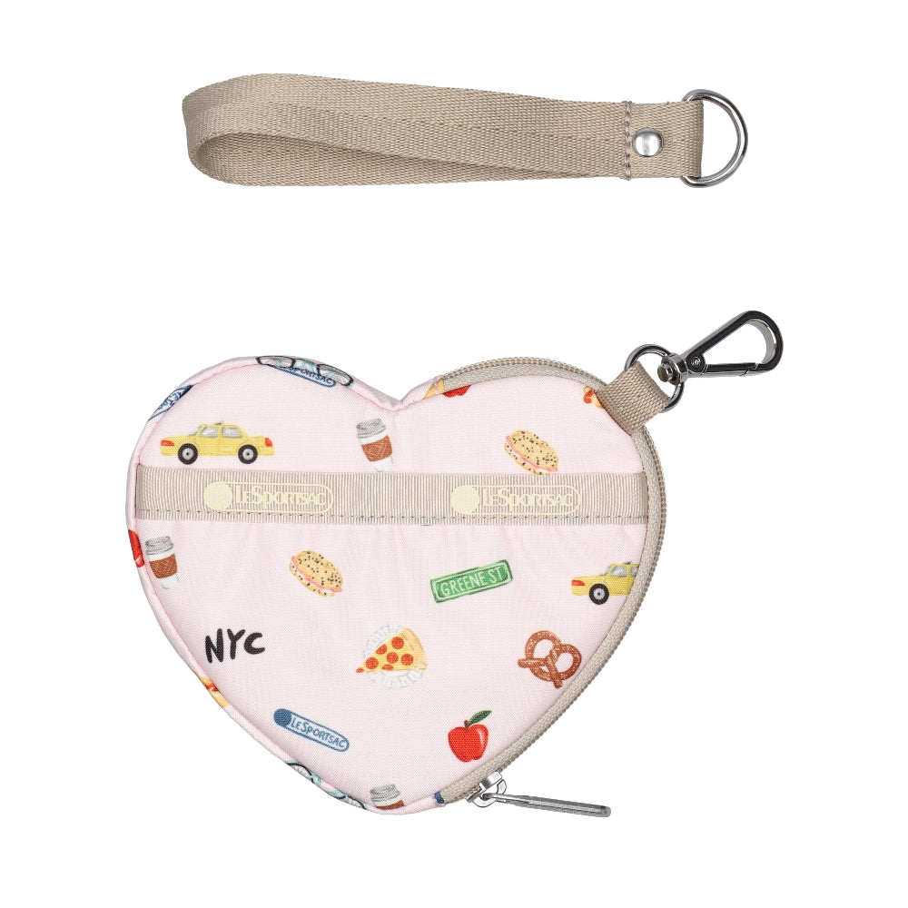 HEART WRISTLET 愛心造型零錢包 - 紐約印象