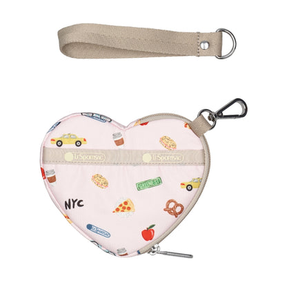 HEART WRISTLET 愛心造型零錢包 - 紐約印象