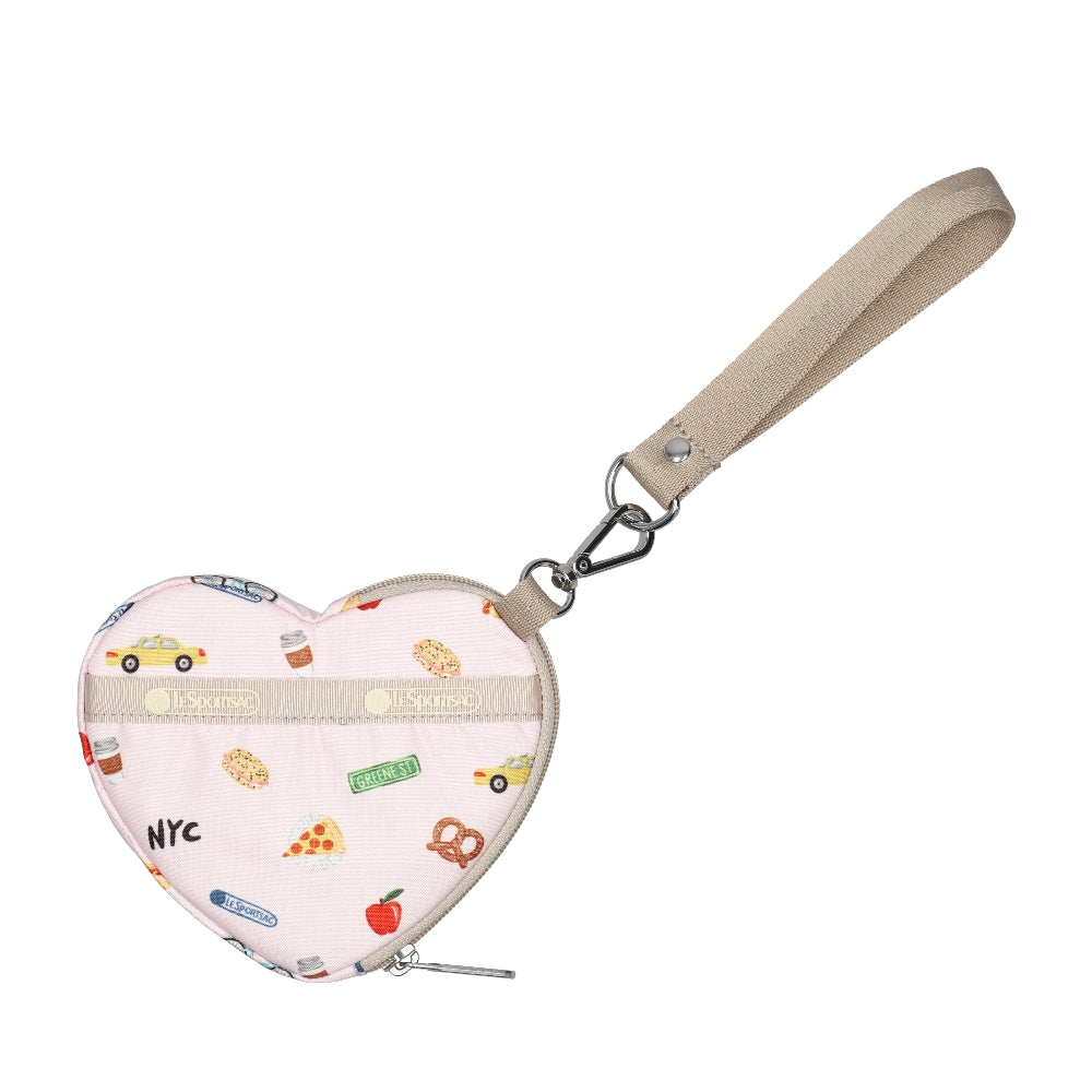 HEART WRISTLET 愛心造型零錢包 - 紐約印象
