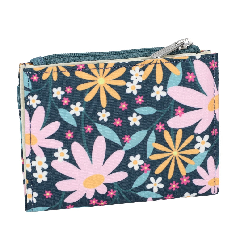 SMALL WALLET 多功能卡夾零錢包 - 復古雛菊