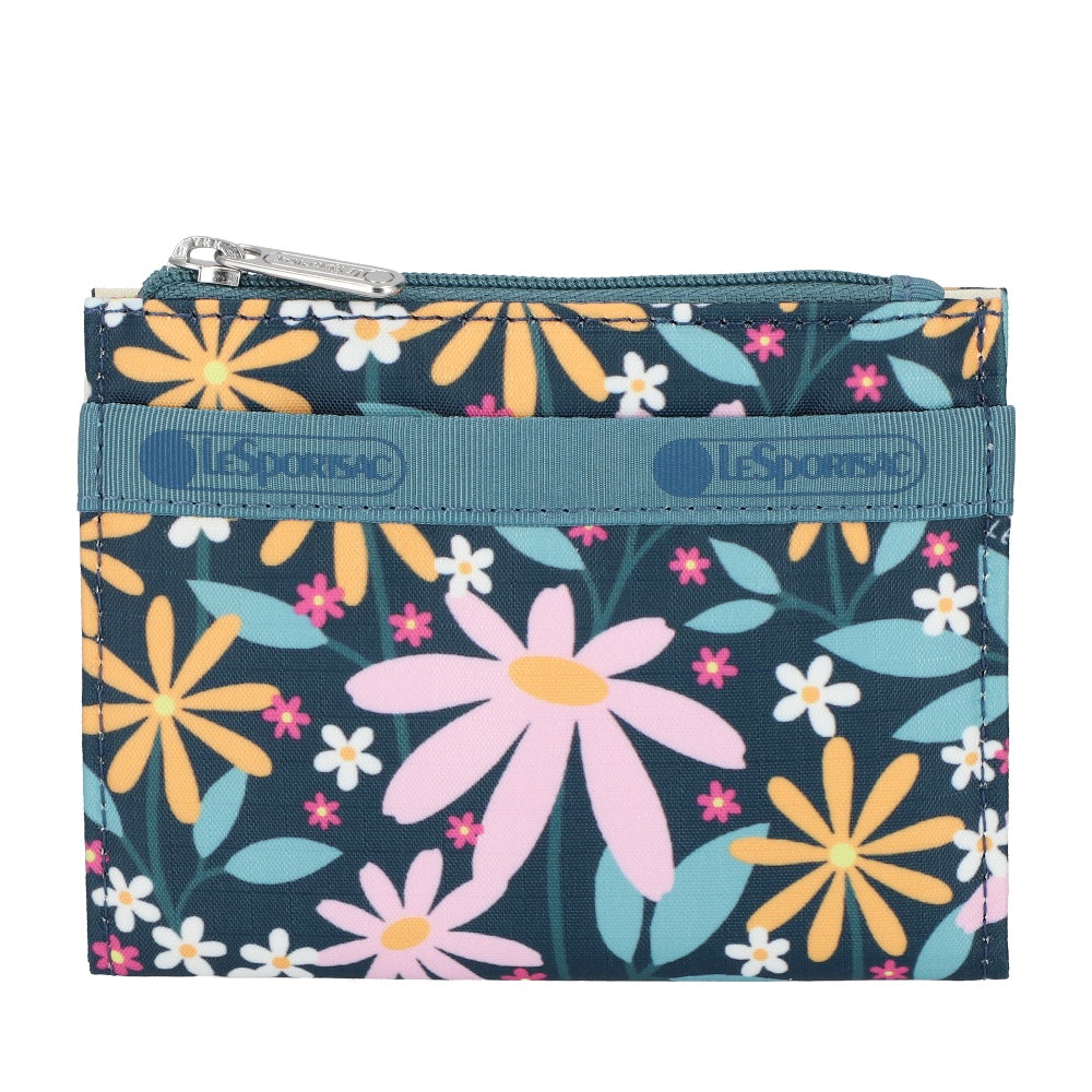 SMALL WALLET 多功能卡夾零錢包 - 復古雛菊