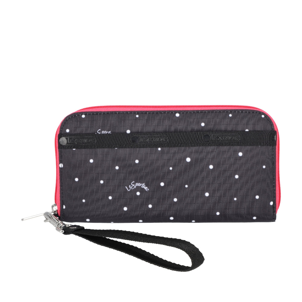 TECH WALLET WRISTLET 腕帶零錢包 - 俏皮圓點