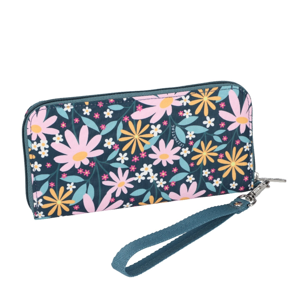 TECH WALLET WRISTLET 腕帶零錢包 - 復古雛菊