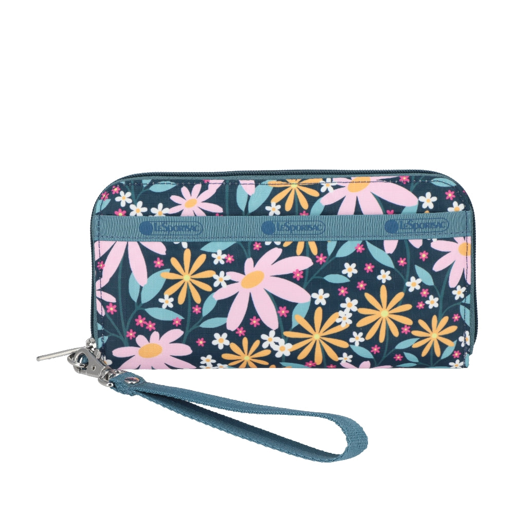 TECH WALLET WRISTLET 腕帶零錢包 - 復古雛菊