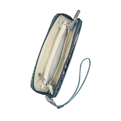 TECH WALLET WRISTLET 腕帶零錢包 - 復古雛菊