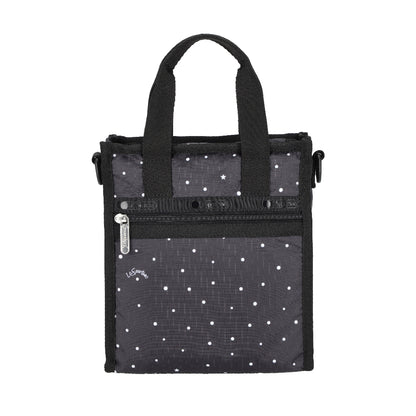 MINI N/S TOTE 迷你方型托特包 - 俏皮圓點