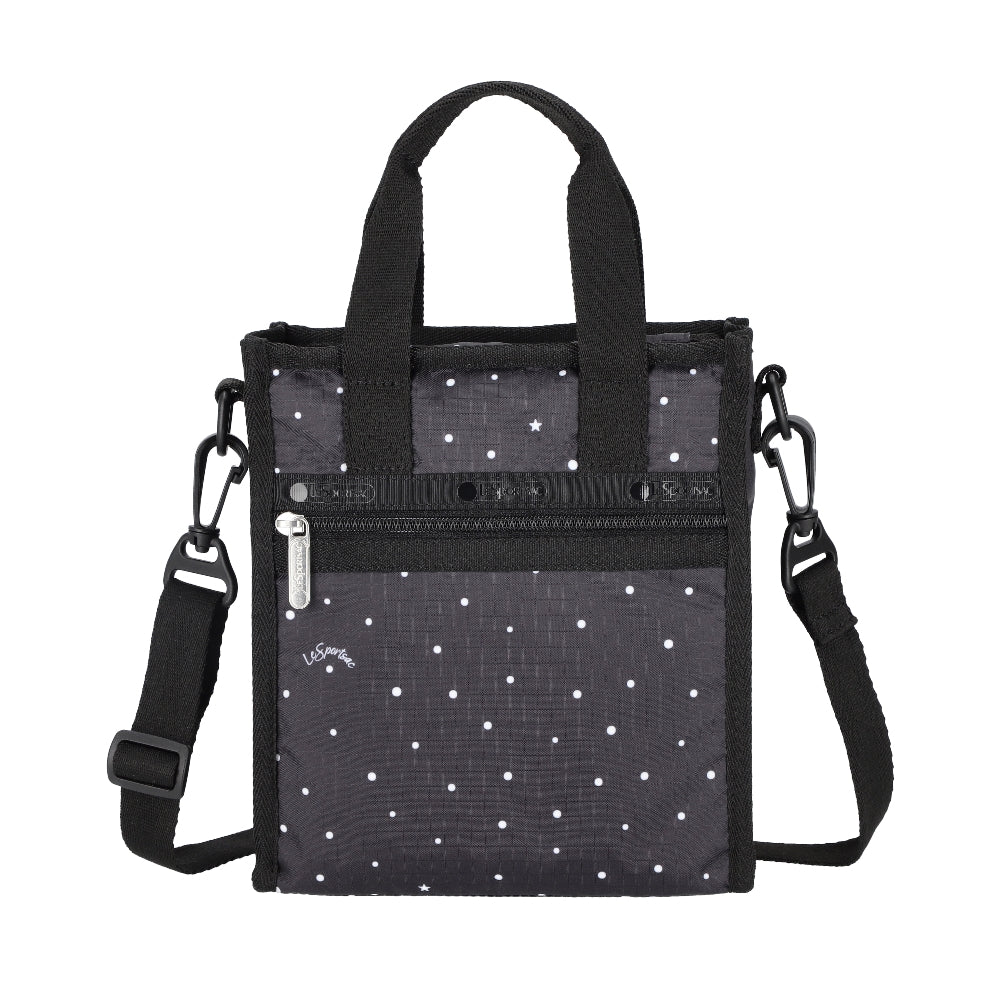 MINI N/S TOTE 迷你方型托特包 - 俏皮圓點