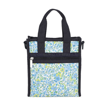 MINI N/S TOTE 迷你方型托特包 - 織錦花卉