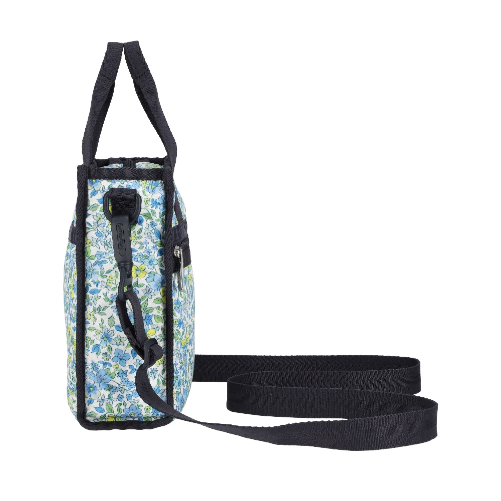 MINI N/S TOTE 迷你方型托特包 - 織錦花卉