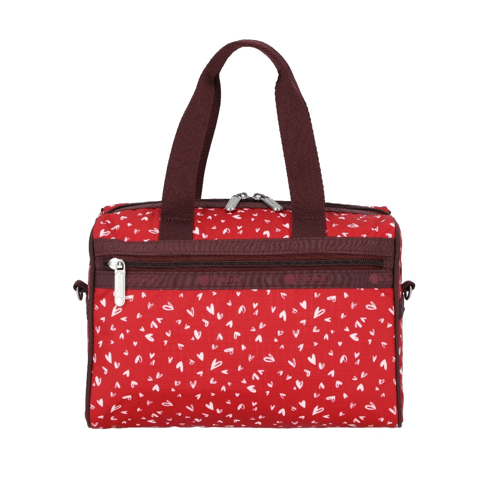 EVERYDAY SM SATCHEL 小型日常兩用包 - 紅心點點