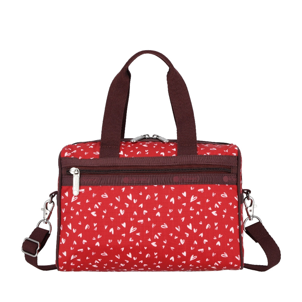 EVERYDAY SM SATCHEL 小型日常兩用包 - 紅心點點
