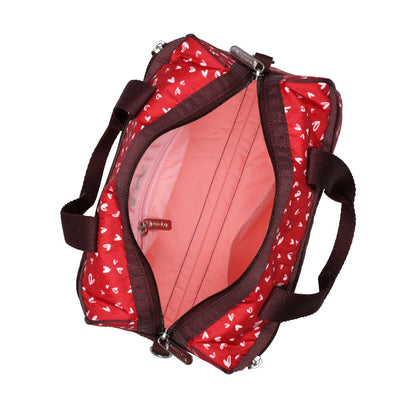 EVERYDAY SM SATCHEL 小型日常兩用包 - 紅心點點