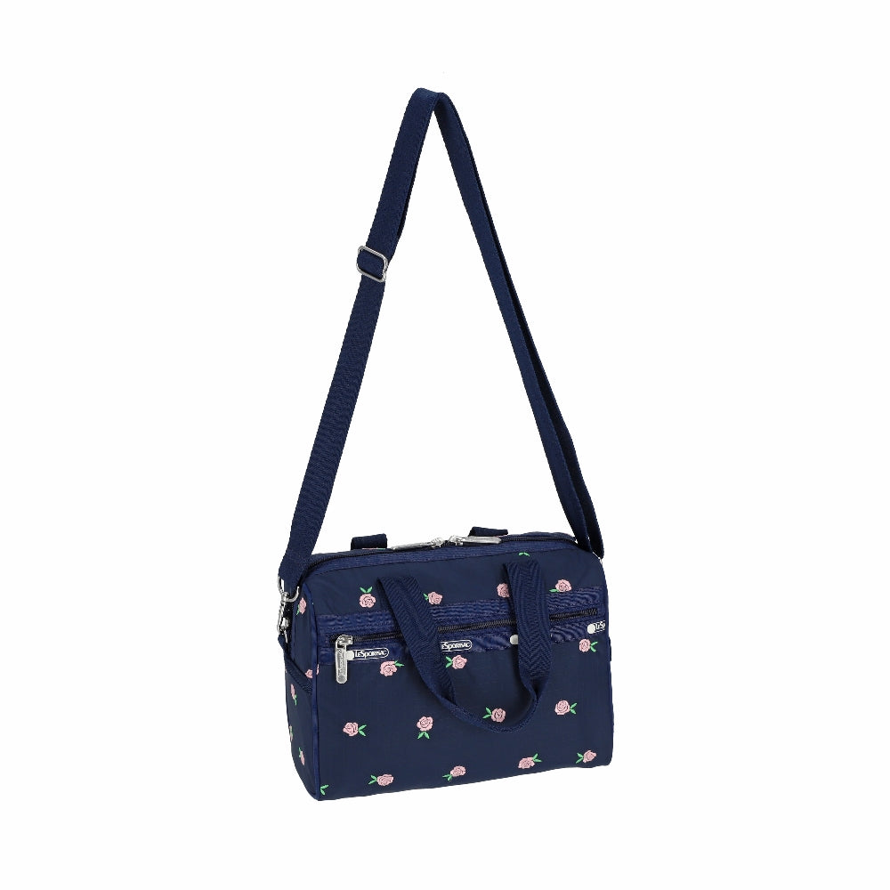 EVERYDAY SM SATCHEL 小型日常兩用包 - 薔薇刺繡