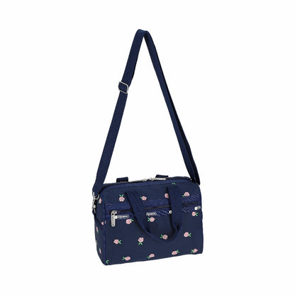 EVERYDAY SM SATCHEL 小型日常兩用包 - 薔薇刺繡