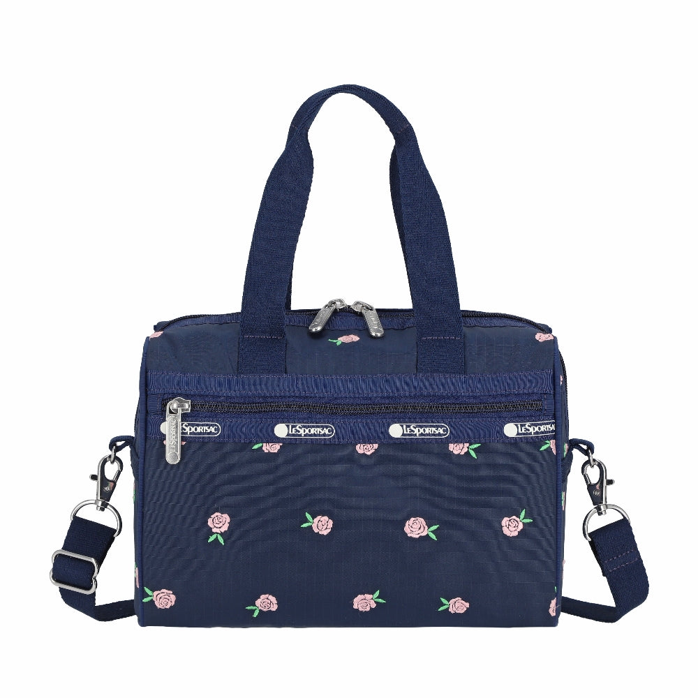 EVERYDAY SM SATCHEL 小型日常兩用包 - 薔薇刺繡