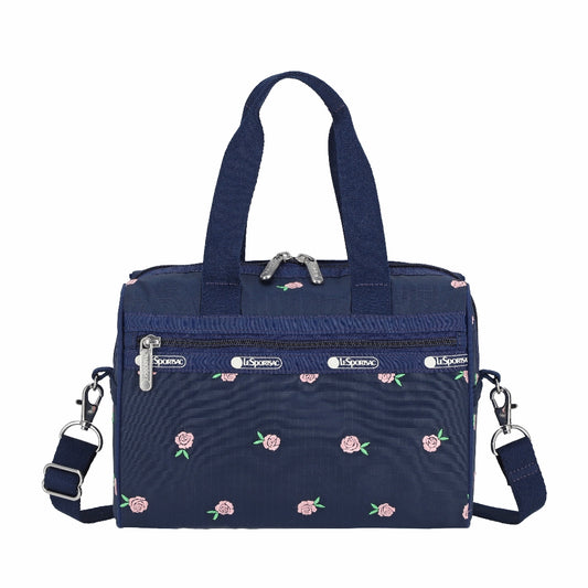 EVERYDAY SM SATCHEL 小型日常兩用包 - 薔薇刺繡