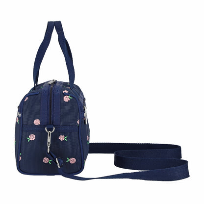 EVERYDAY SM SATCHEL 小型日常兩用包 - 薔薇刺繡