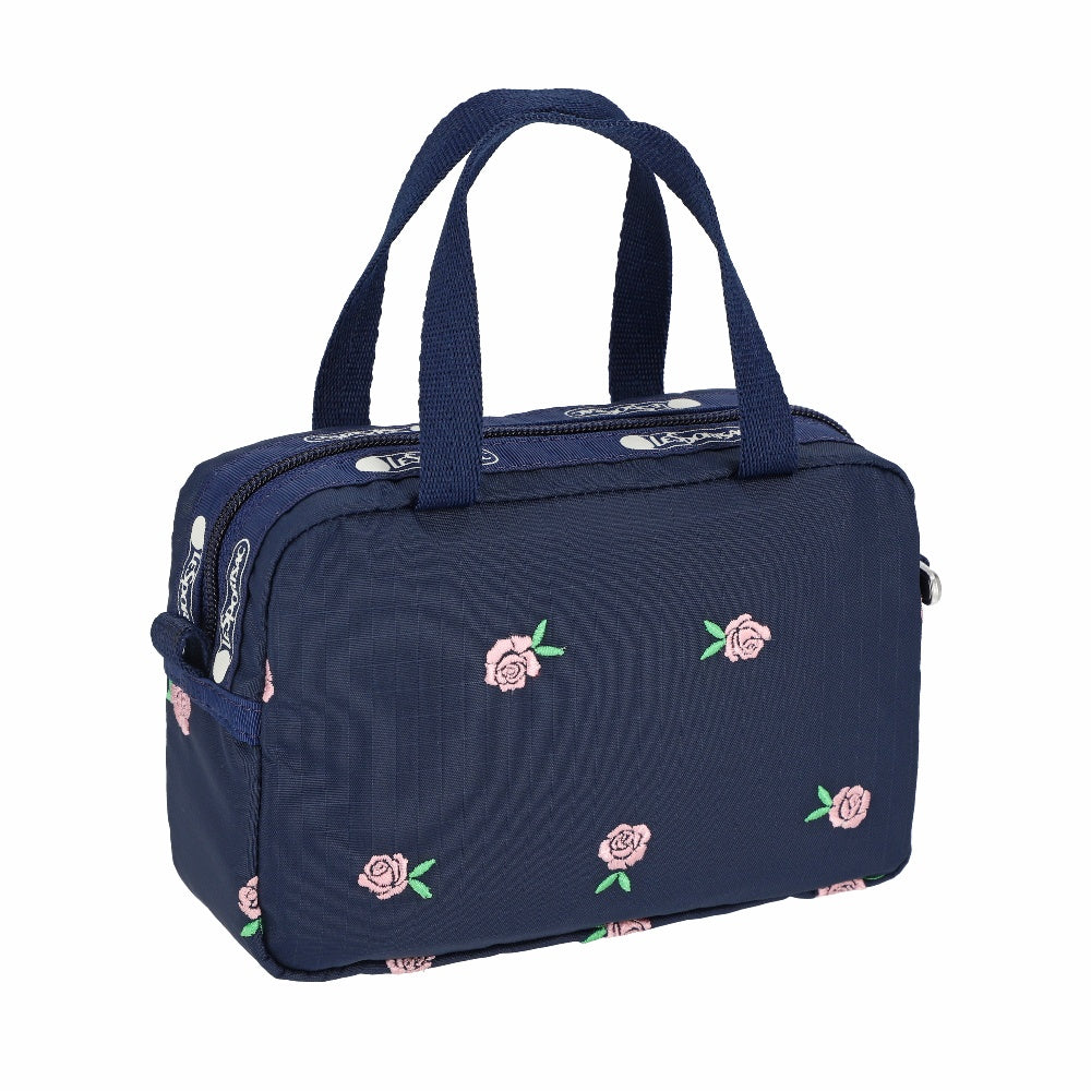 MICRO BAG 小手提包 - 薔薇刺繡