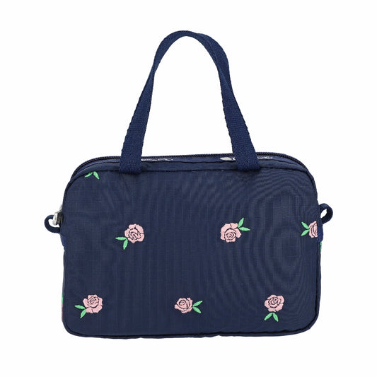 MICRO BAG 小手提包 - 薔薇刺繡