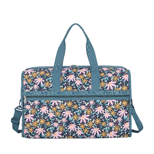 DELUXE LG WEEKENDER 奢華大型旅行袋 - 復古雛菊