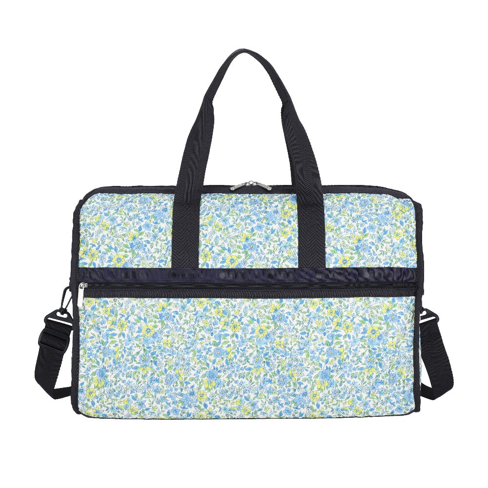 DELUXE LG WEEKENDER 奢華大型旅行袋 - 織錦花卉