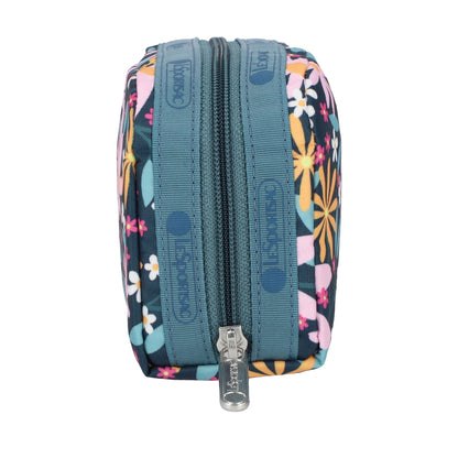 RECTANGULAR COSMETIC 長形化妝包 - 復古雛菊