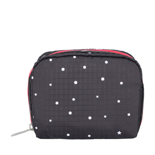SQUARE COSMETIC 方形化妝包 - 俏皮圓點