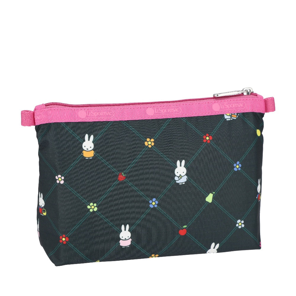 COSMETIC CLUTCH 雙層拉鍊化妝包 - MIFFY 果漾花語