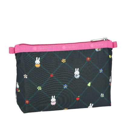 COSMETIC CLUTCH 雙層拉鍊化妝包 - MIFFY 果漾花語