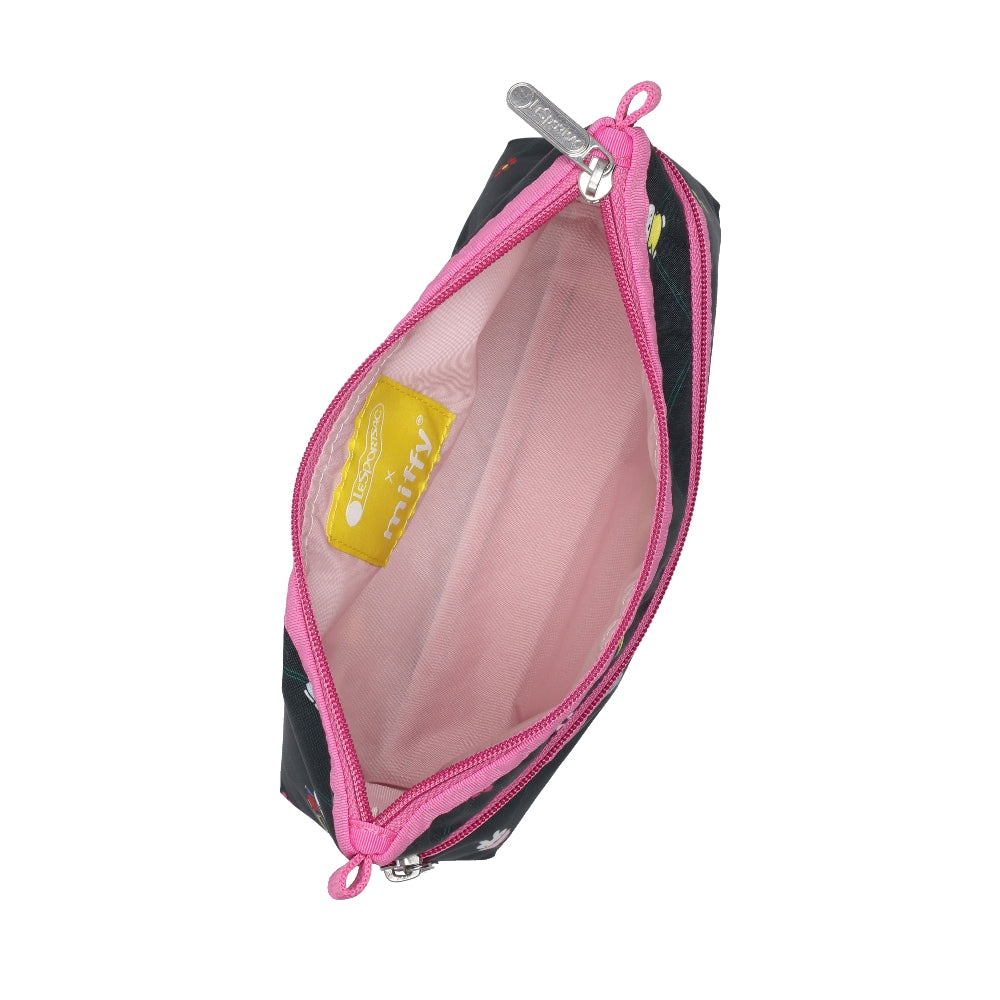 COSMETIC CLUTCH 雙層拉鍊化妝包 - MIFFY 果漾花語