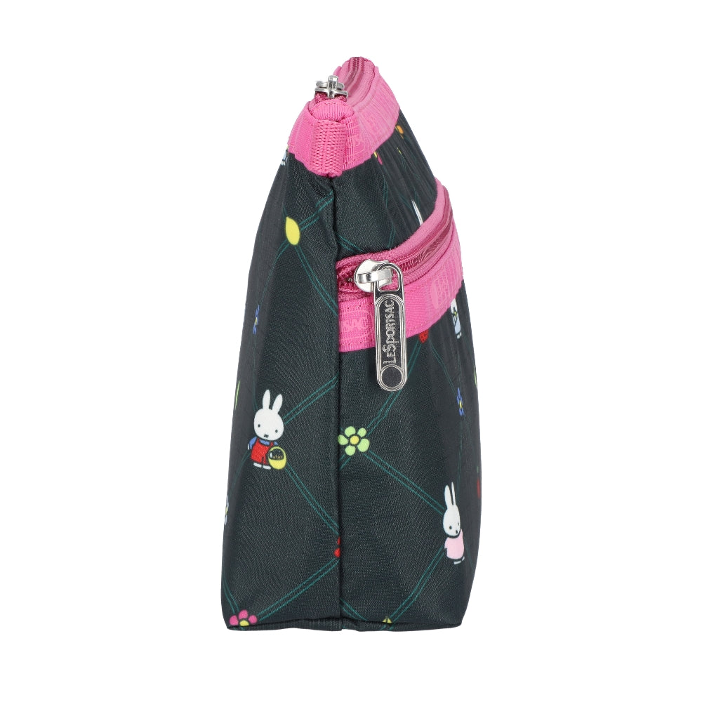 COSMETIC CLUTCH 雙層拉鍊化妝包 - MIFFY 果漾花語