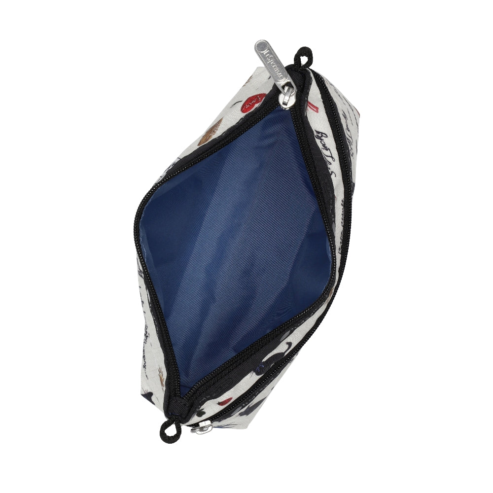 COSMETIC CLUTCH 雙層拉鍊化妝包 - 美好祝福