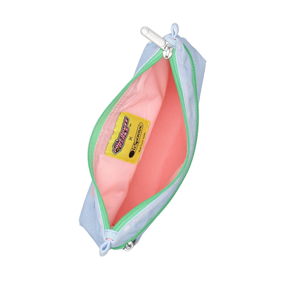 COSMETIC CLUTCH 雙層拉鍊化妝包 - 飛天小女警