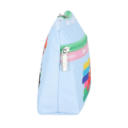 COSMETIC CLUTCH 雙層拉鍊化妝包 - 飛天小女警