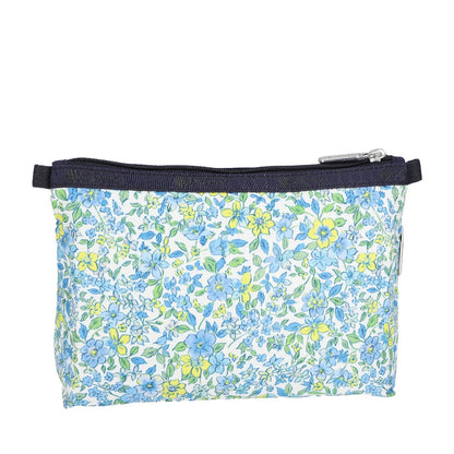 COSMETIC CLUTCH 雙層拉鍊化妝包 - 織錦花卉