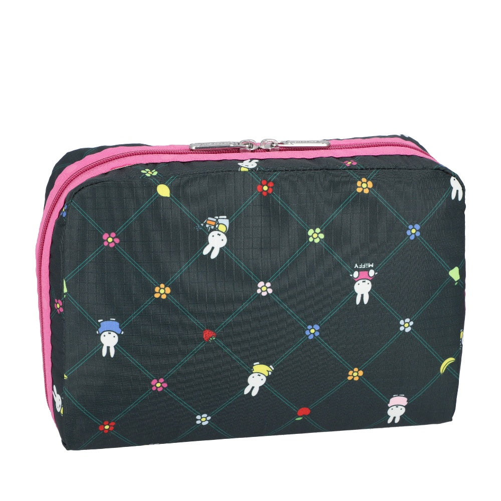 EXTRA LARGE RECTANGULAR COSMETIC 加大型化妝包 - MIFFY 果漾花語