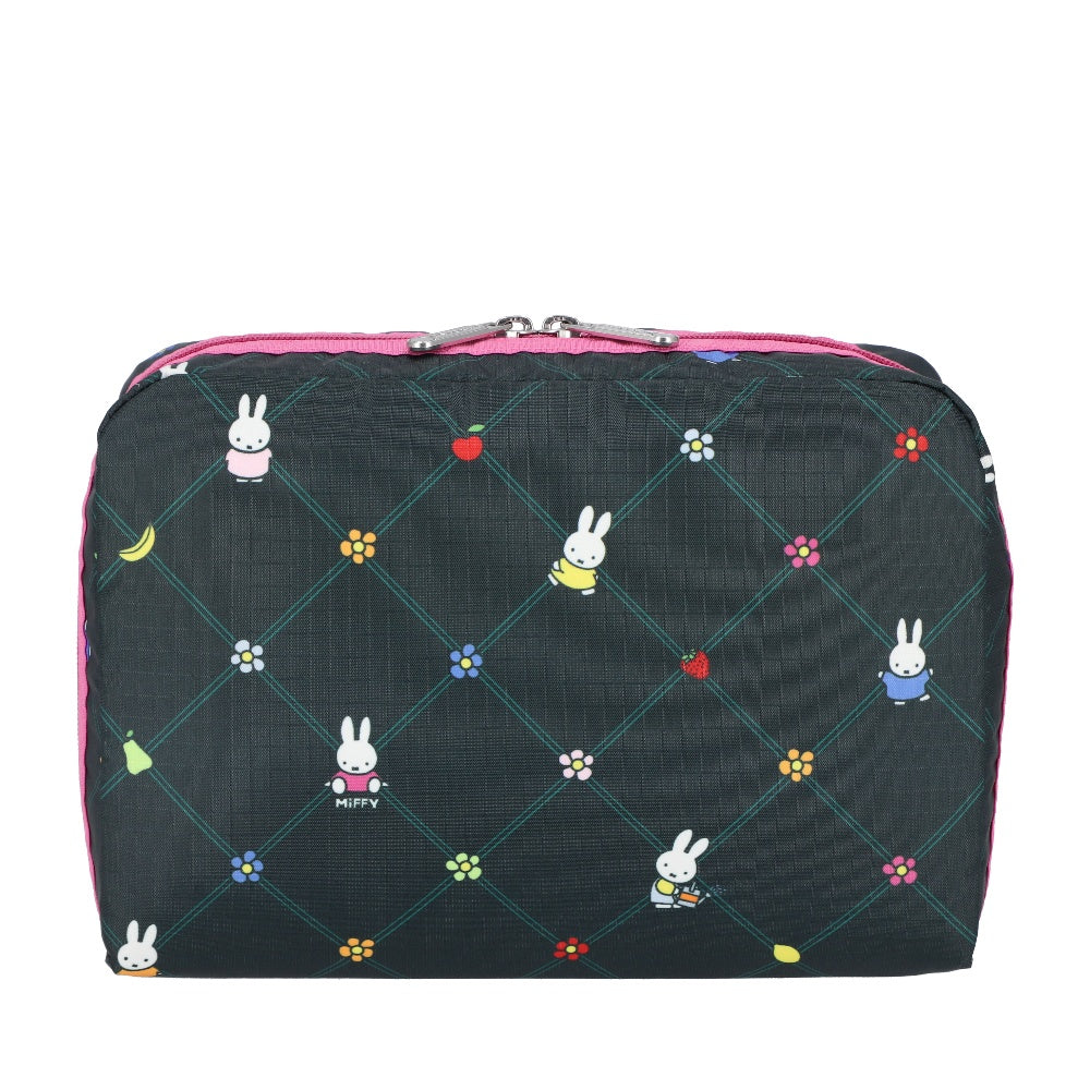 EXTRA LARGE RECTANGULAR COSMETIC 加大型化妝包 - MIFFY 果漾花語