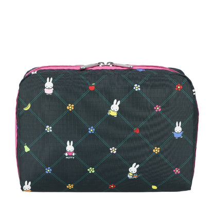 EXTRA LARGE RECTANGULAR COSMETIC 加大型化妝包 - MIFFY 果漾花語