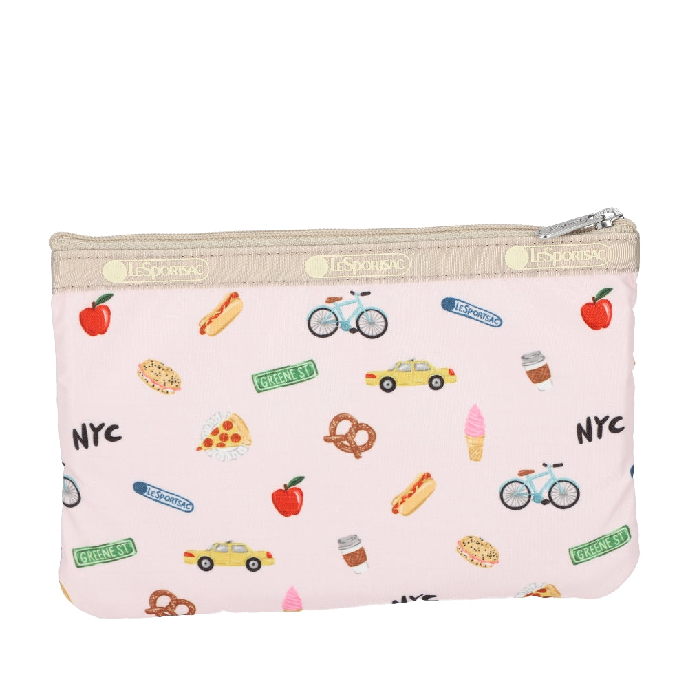 3-ZIP COSMETIC 三層拉鍊化妝包 - 紐約印象