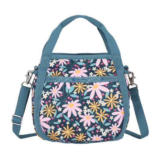 SMALL JENNI 斜背手提兩用包 - 復古雛菊